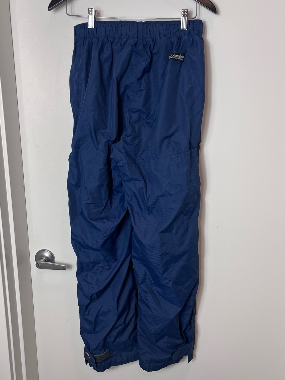 Vintage Columbia Dark Blue Outdoor Pants Mens Large VTG Zip Ankle
